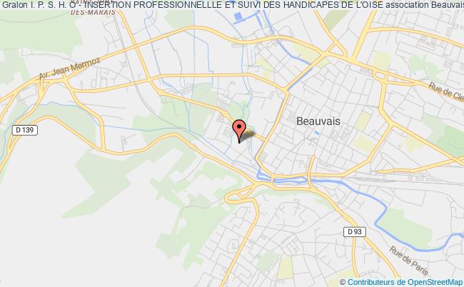 plan association I. P. S. H. O - Insertion Professionnellle Et Suivi Des Handicapes De L'oise Beauvais
