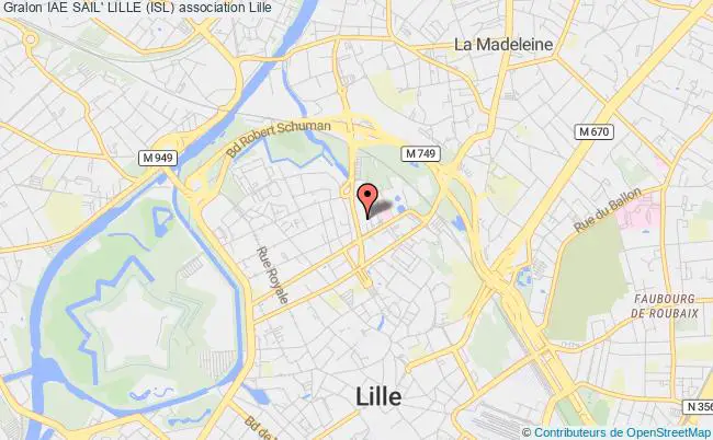 plan association Iae Sail' Lille (isl) Lille