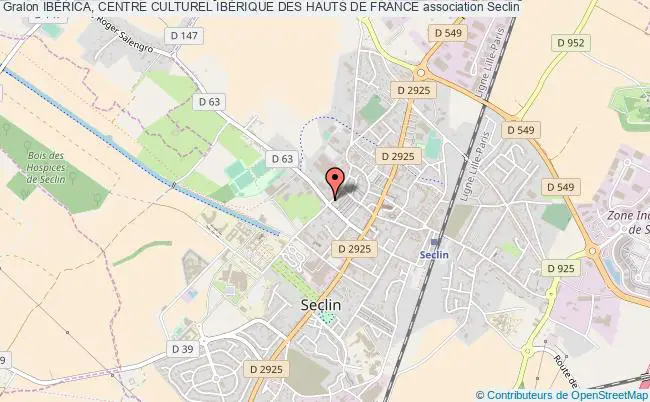 plan association IbÉrica, Centre Culturel IbÉrique Des Hauts De France Seclin