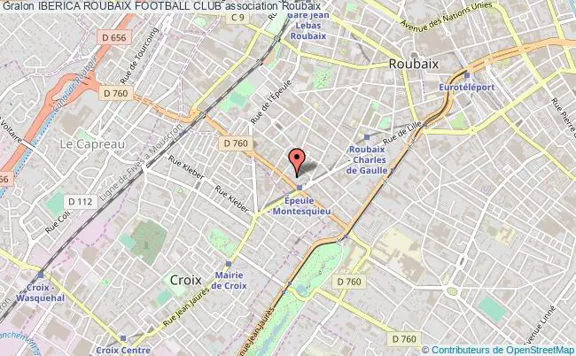 plan association Iberica Roubaix Football Club Roubaix