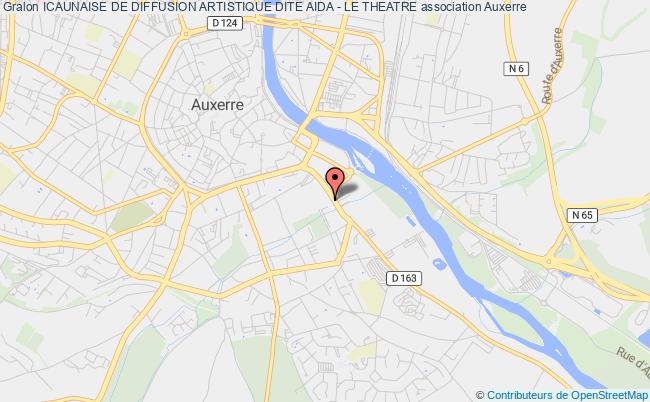 plan association Icaunaise De Diffusion Artistique Dite Aida - Le Theatre Auxerre