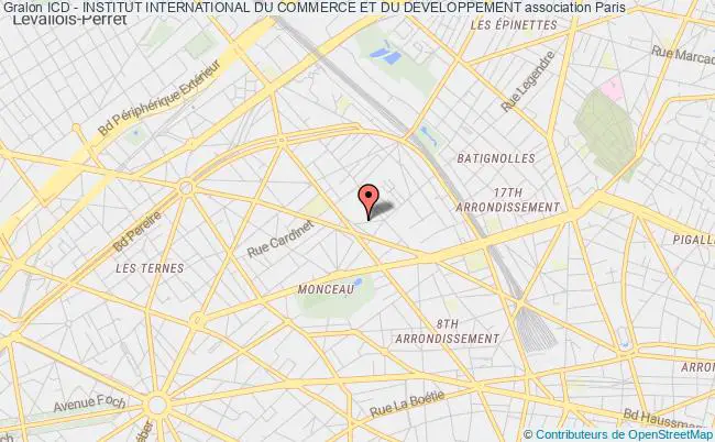 plan association Icd - Institut International Du Commerce Et Du Developpement Paris