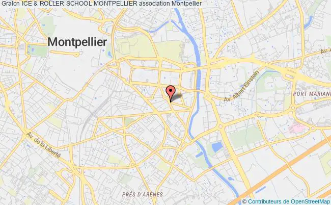 plan association Ice & Roller School Montpellier Montpellier