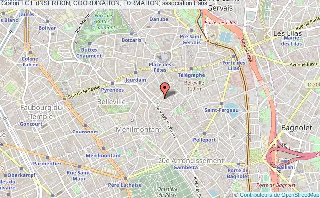 plan association I.c.f (insertion, Coordination, Formation) Paris 20e