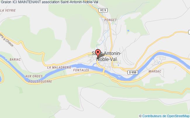 plan association Ici Maintenant Saint-Antonin-Noble-Val