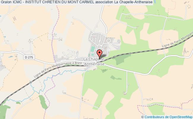 plan association Icmc - Institut ChrÉtien Du Mont Carmel La    Chapelle-Anthenaise