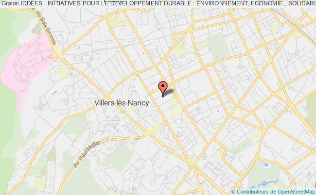 plan association Iddees : Initiatives Pour Le Developpement Durable : Environnement, Economie , Solidarite Villers-lès-Nancy