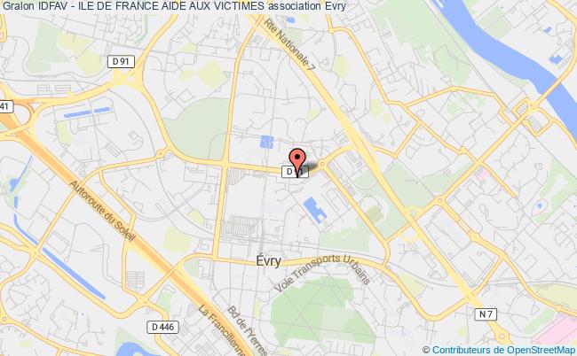 plan association Idfav - Ile De France Aide Aux Victimes Évry-Courcouronnes