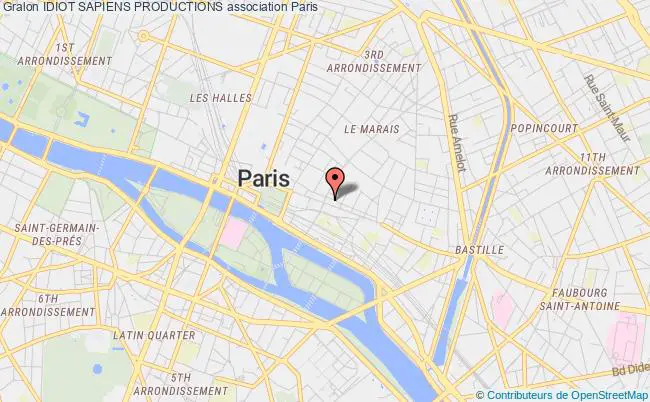 plan association Idiot Sapiens Productions PARIS