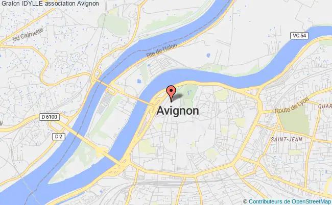 plan association Idylle Avignon