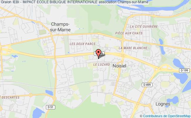 plan association Iebi - Impact Ecole Biblique Internationale Champs-sur-Marne