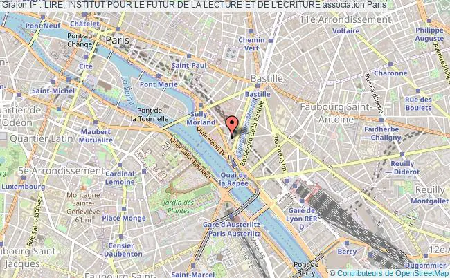 plan association If : Lire, Institut Pour Le Futur De La Lecture Et De L'ecriture Paris