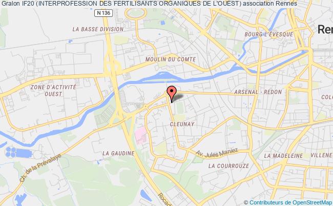 plan association If20 (interprofession Des Fertilisants Organiques De L'ouest) Rennes