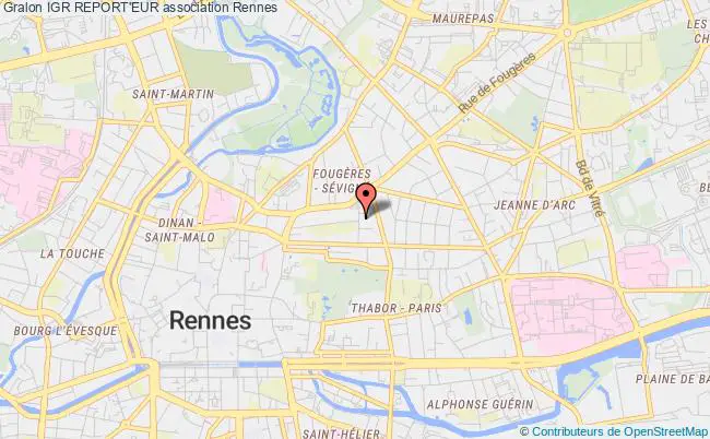 plan association Igr Report'eur Rennes