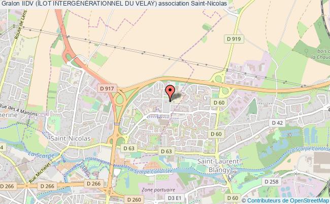plan association Iidv (Îlot IntergÉnÉrationnel Du Velay) Saint-Nicolas