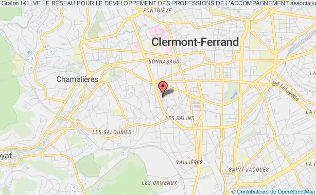 plan association Ikilive Le RÉseau Pour Le DÉveloppement Des Professions De L'accompagnement Clermont-Ferrand