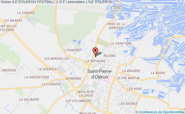 plan association Ile D'oleron Football (i.o.f.) Saint-Pierre-d'Oléron
