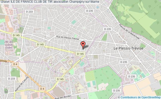 plan association Ile De France Club De Tir Champigny-sur-Marne