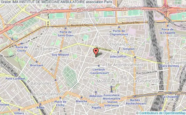plan association Ima Institut De Medecine Ambulatoire Paris