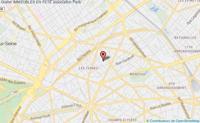 plan association Immeubles En Fete Paris 17e