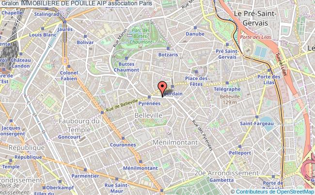 plan association Immobiliere De Pouille Aip Paris