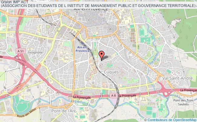 IMP' ACT 
(ASSOCIATION DES ETUDIANTS DE L INSTITUT DE MANAGEMENT PUBLIC ET GOUVERNANCE TERRITORIALE)