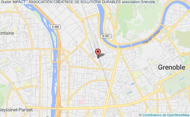 plan association Impact - Association CrÉatrice De Solutions Durables Grenoble
