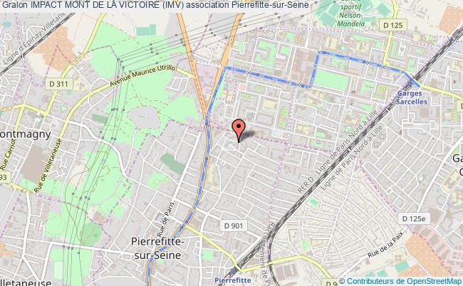 plan association Impact Mont De La Victoire (imv) Pierrefitte-sur-Seine