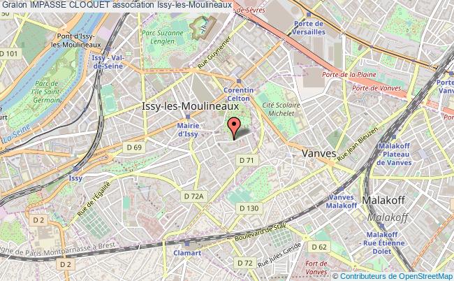 16 Rue De L'abbé Derry 92130 Issy-les-moulineaux Impasse cloquet association Locataires Issy-les-Moulineaux