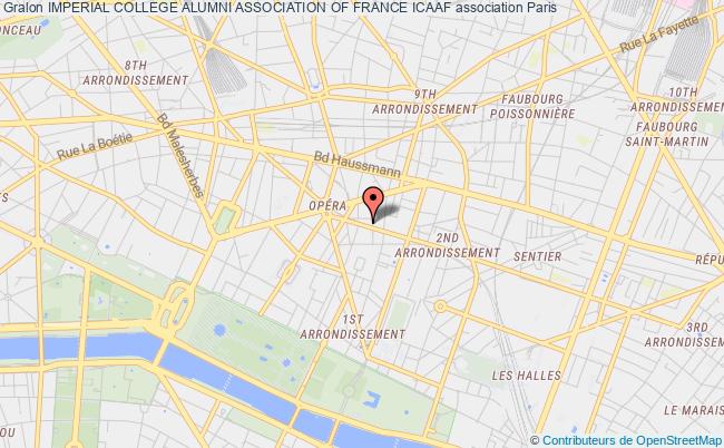 plan association Imperial College Alumni Association Of France Icaaf Paris