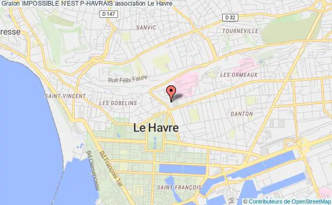 plan association Impossible N'est P-havrais Havre