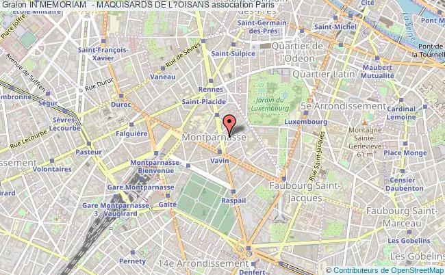 plan association In Memoriam  - Maquisards De L?oisans Paris