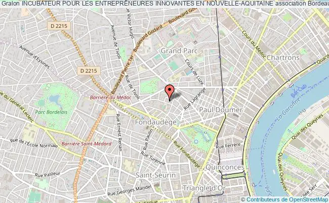 plan association Incubateur Pour Les Entrepreneures Innovantes En Nouvelle-aquitaine Bordeaux