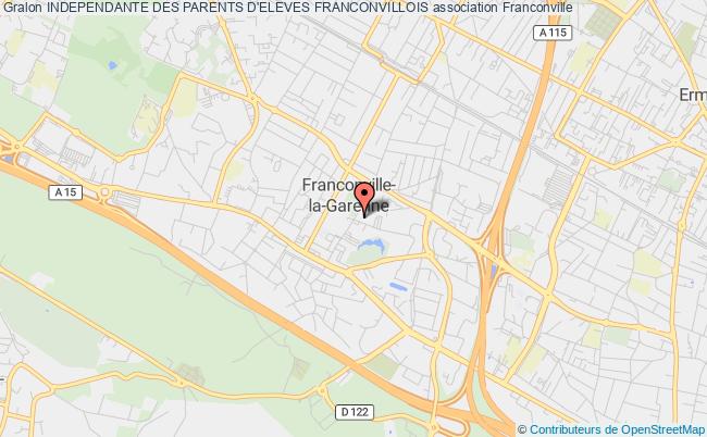 plan association Independante Des Parents D'eleves Franconvillois Franconville