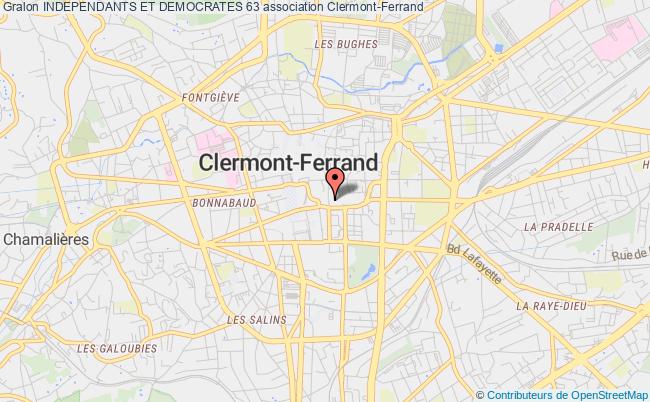 plan association Independants Et Democrates 63 Clermont-Ferrand