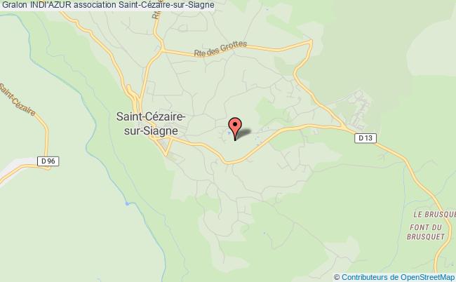 plan association Indi'azur Saint-Cézaire-sur-Siagne