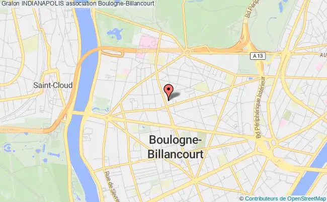plan association Indianapolis Boulogne-Billancourt