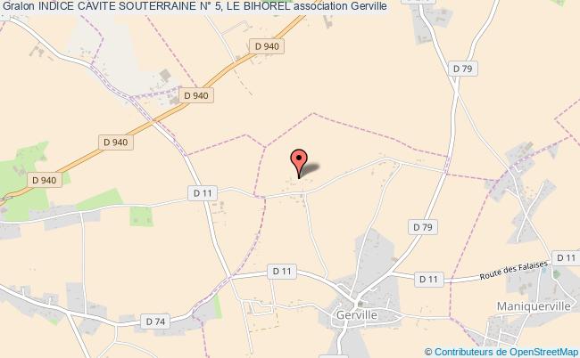 plan association Indice Cavite Souterraine N° 5, Le Bihorel Gerville