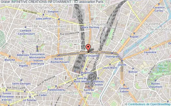 plan association Infinitive Creations Infotainment - Ici Paris
