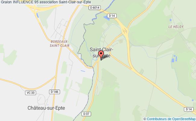 plan association Influence 95 Saint-Clair-sur-Epte