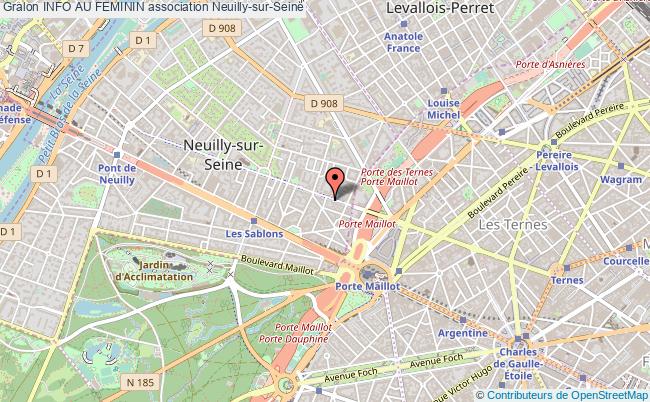 plan association Info Au Feminin Neuilly-sur-Seine