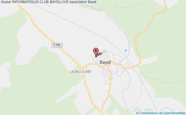 plan association Informatique Club Bayellois Bayel
