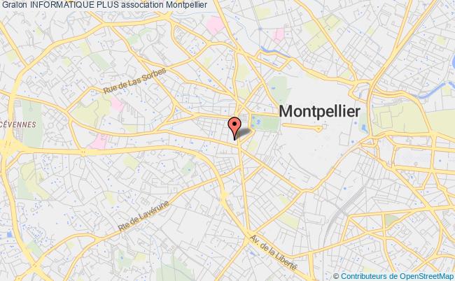 plan association Informatique Plus Montpellier