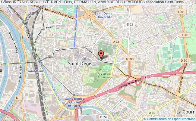 plan association Infraps Asso : Interventions, Formation, Analyse Des Pratiques Saint-Denis