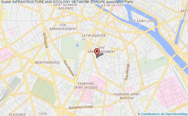 plan association Infrastructure And Ecology Network Europe Paris