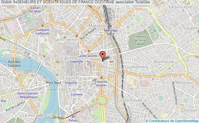 plan association Ingenieurs Et Scientifiques De France Occitanie Toulouse