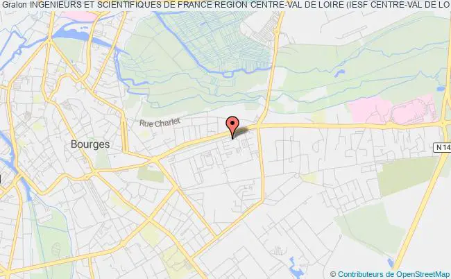 plan association Ingenieurs Et Scientifiques De France Region Centre-val De Loire (iesf Centre-val De Loire Ou Ies-cvl) Bourges