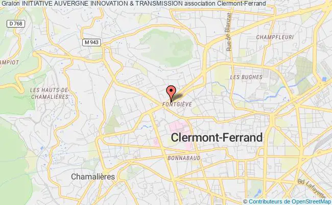 plan association Initiative Auvergne Innovation & Transmission Clermont-Ferrand Cédex 1