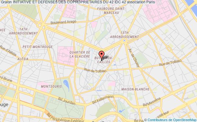 plan association Initiative Et Defenses Des Coproprietaires Du 42 Idc 42 Paris