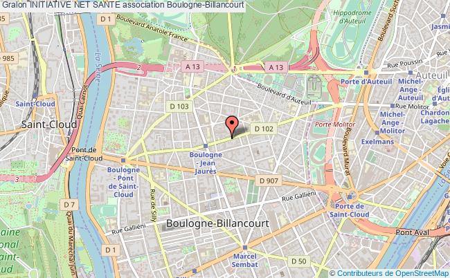 plan association Initiative Net Sante Boulogne-Billancourt